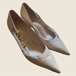 Gucci Pink Leather Heels